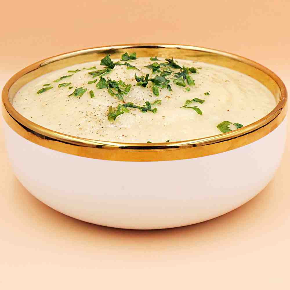 Zupa krem z białych warzyw i gruszki