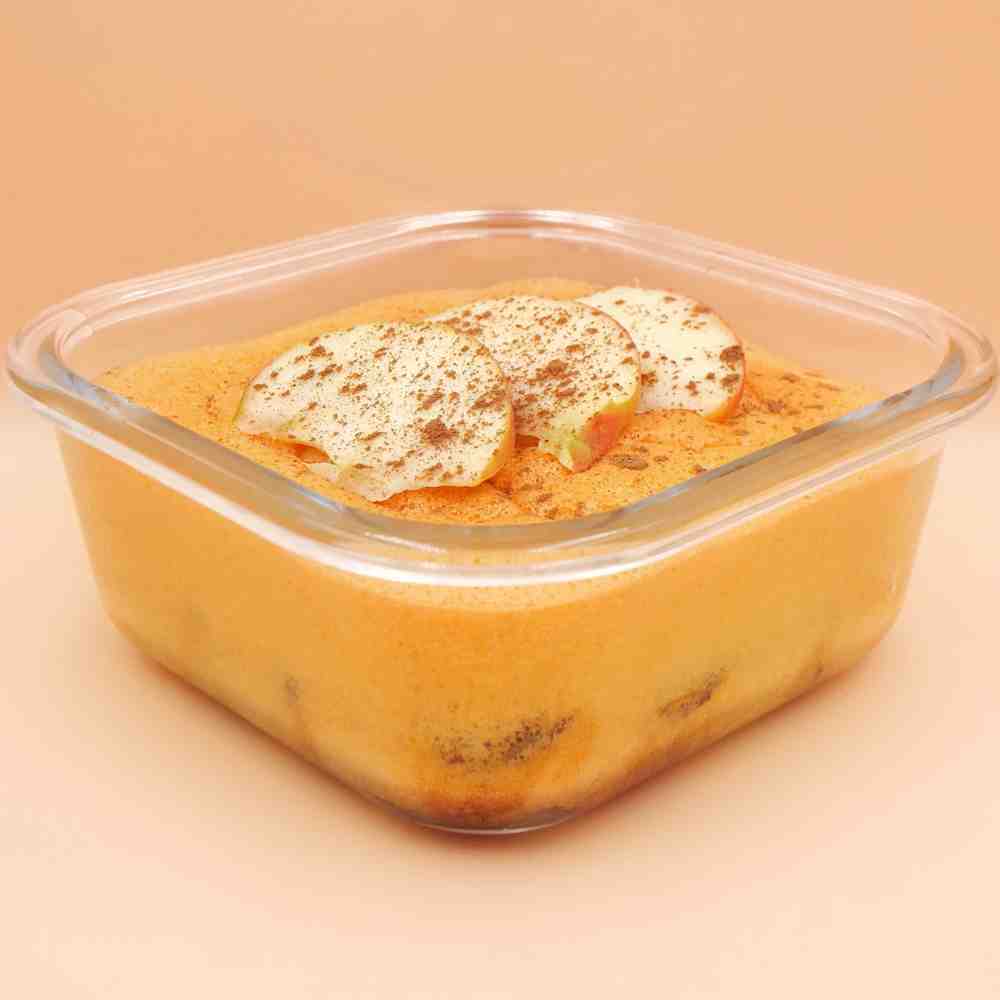 Jednoporcjowa szarlotka na zimno 